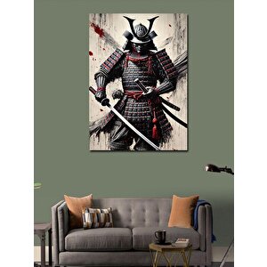 Kanvas Tablo Samuray Ve Kılıç 50x70 cm