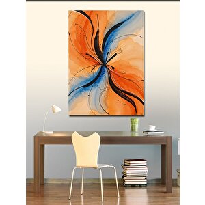 Kanvas Tablo Renkli Fırça Vuruşları 50x70 cm