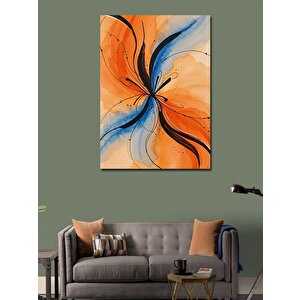 Kanvas Tablo Renkli Fırça Vuruşları 50x70 cm