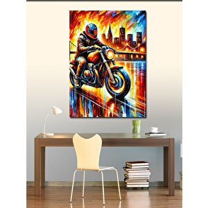 Kanvas Tablo Gece Yarışı Ve Hız 70x100 cm