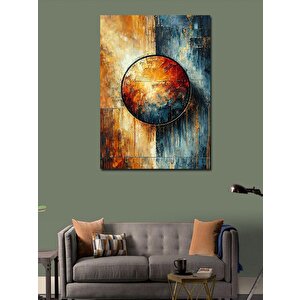 Kanvas Tablo Gezegen Manzarası Sanatı 70x100 cm