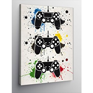 Kanvas Tablo Gamepad Ve Dijital Sanat 50x70 cm