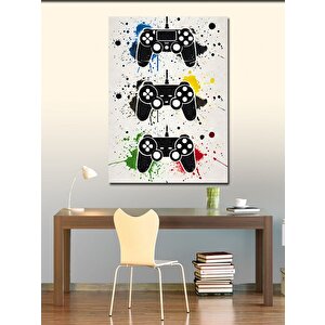 Kanvas Tablo Gamepad Ve Dijital Sanat 50x70 cm