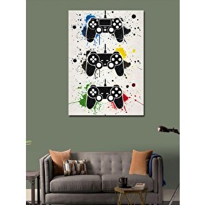 Kanvas Tablo Gamepad Ve Dijital Sanat 50x70 cm