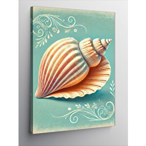 Kanvas Tablo Deniz Kabuğu Ve Pastel Huzur 70x100 cm