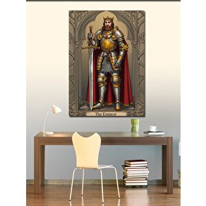 Kanvas Tablo Ortaçağ İmparator Figürü 50x70 cm