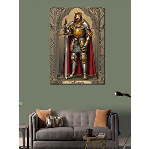Kanvas Tablo Ortaçağ İmparator Figürü 50x70 cm