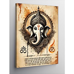 Kanvas Tablo Ganesh Ve Hint Mitolojisi 100x140 cm