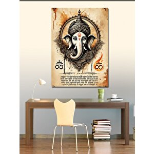 Kanvas Tablo Ganesh Ve Hint Mitolojisi 100x140 cm
