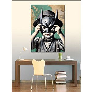 Kanvas Tablo Maskeli Çocuk 50x70 cm
