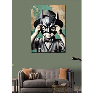 Kanvas Tablo Maskeli Çocuk 50x70 cm