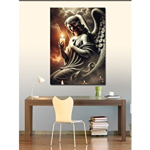 Kanvas Tablo Melek Ve Işığın Huzuru 50x70 cm