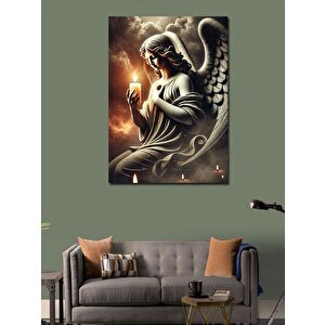 Kanvas Tablo Melek Ve Işığın Huzuru 70x100 cm