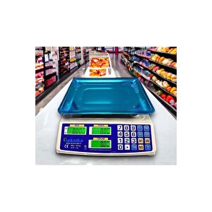 Market Pazarcı Ve Kasap Terazisi 40 Kg Kapasiteli Elektronik Dijital Bakkal Ensağlam