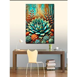 Kanvas Tablo Sukulent Ve Doğa 50x70 cm