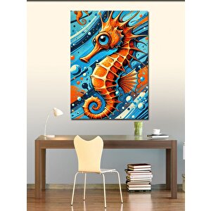 Kanvas Tablo Denizatı Tasarımı 100x140 cm