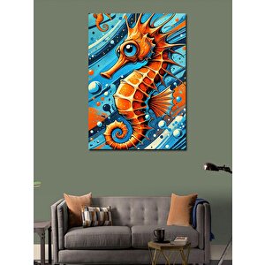 Kanvas Tablo Denizatı Tasarımı 100x140 cm