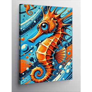 Kanvas Tablo Denizatı Tasarımı 70x100 cm