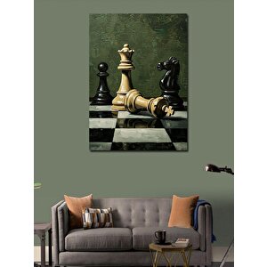 Kanvas Tablo Satranç Ve Strateji 70x100 cm