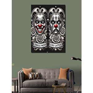 Kanvas Tablo Maskeli İfadeler Draması 100x140 cm