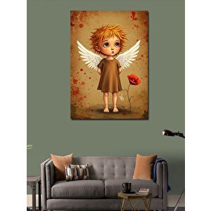 Kanvas Tablo Kanatlı Melek Çocuk 70x100 cm
