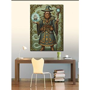 Kanvas Tablo Sihirbazın Büyülü Dünyası 100x140 cm
