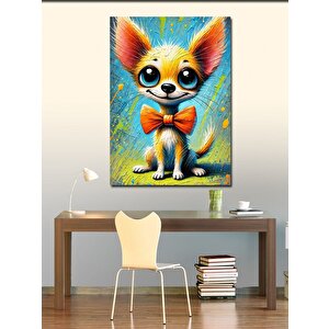 Kanvas Tablo Sevimli Fennec Tilkisi 100x140 cm