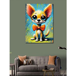 Kanvas Tablo Sevimli Fennec Tilkisi 100x140 cm