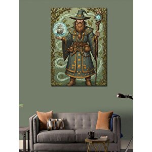 Kanvas Tablo Sihirbazın Büyülü Dünyası 70x100 cm