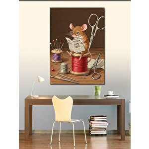 Kanvas Tablo Dikiş Ve Fare Sanatı 50x70 cm