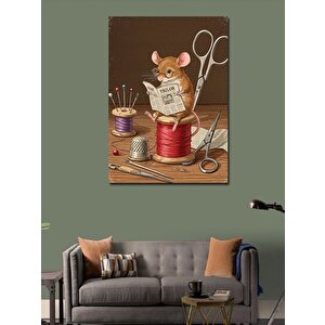 Kanvas Tablo Dikiş Ve Fare Sanatı 50x70 cm