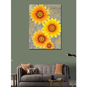 Kanvas Tablo Sarı Ayçiçekleri Motifi 50x70 cm