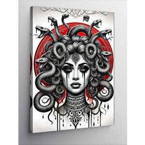 Kanvas Tablo Medusa Ve Mitolojik Portre 70x100 cm