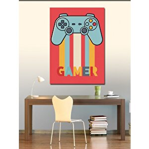 Kanvas Tablo Gamer Kontrolcü Sanatı 70x100 cm
