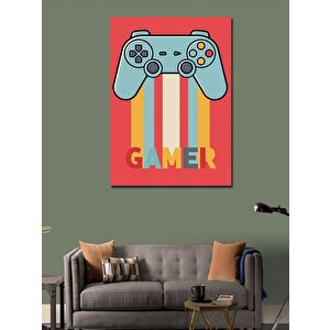 Kanvas Tablo Gamer Kontrolcü Sanatı 70x100 cm
