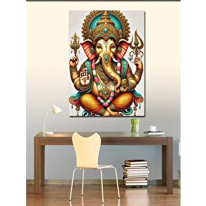 Kanvas Tablo Ganesh Figürü Çizimi 50x70 cm