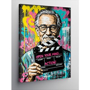 Kanvas Tablo Düşünceyi Özgürleştir Yazısı 50x70 cm