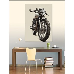 Kanvas Tablo Minimalist Motosiklet Deseni 50x70 cm