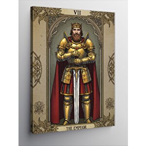 Kanvas Tablo Altın Zırhlı İmparator 100x140 cm