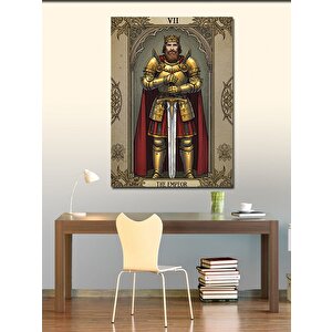 Kanvas Tablo Altın Zırhlı İmparator 100x140 cm