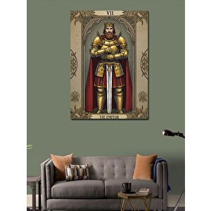 Kanvas Tablo Altın Zırhlı İmparator 100x140 cm