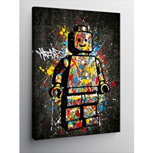 Kanvas Tablo Oyuncak Adam Grafiti 100x140 cm