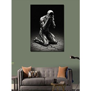 Kanvas Tablo Düşünen Figür Tasarımı 100x140 cm