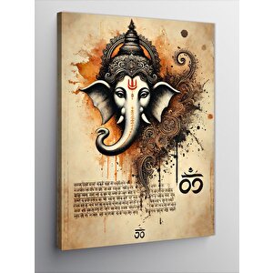 Kanvas Tablo Hindu Ganesh Motifi 70x100 cm