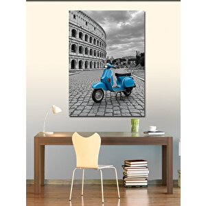 Kanvas Tablo Motosiklet  Ve Kolezyum 50x70 cm
