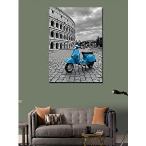 Kanvas Tablo Motosiklet  Ve Kolezyum 50x70 cm