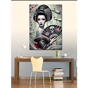 Kanvas Tablo Geisha Ve Dövmeler 100x140 cm