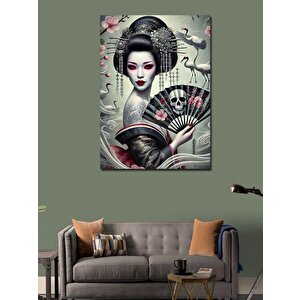 Kanvas Tablo Geisha Ve Dövmeler 100x140 cm