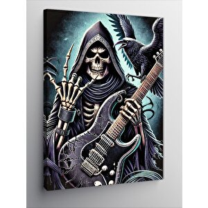 Kanvas Tablo Karanlık Grim Reaper 100x140 cm