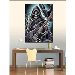 Kanvas Tablo Karanlık Grim Reaper 70x100 cm
